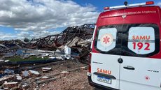 Cidades vizinhas, como Cascavel, se unem para fornecer apoio logístico e humanitário aos desabrigados - Imagem: Reprodução / Samu / Sesa