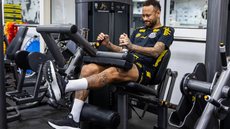 Atacante sofreu uma lesão no músculo reto femoral da coxa direita, confirmada após exames de imagem feitos - Imagem: Diego Sanches/ NR Esportes