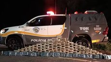 Polícia apreende cocaína e “dry” escondidos em caminhão na Raposo Tavares. - Imagem: Divulgação/Polícia Rodoviária.