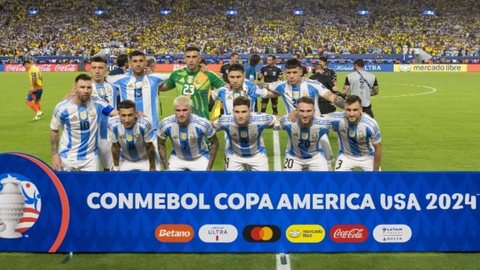Seleção Argentina - Imagem: Reprodução / X / @SofascoreBR