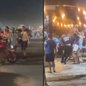 Brigas foram registradas no Rio de Janeiro e em Santa Catarina depois da derrota da Argentina para a Espanha - Imagem: Reprodução/Redes Sociais