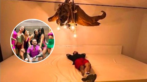 Arthur Urso, casado com 6 mulheres, constrói 'a maior cama do mundo' por valor milionário; veja quanto - Imagem: reprodução Instagram