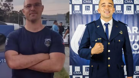 Delegacia de Polícia de Arujá, onde o ex-secretário adjunto de Segurança se apresentou após ter a prisão temporária decretada - Imagem: Reprodução