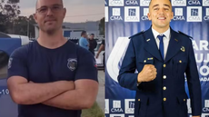 Delegacia de Polícia de Arujá, onde o ex-secretário adjunto de Segurança se apresentou após ter a prisão temporária decretada - Imagem: Reprodução