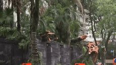 O CGE-SP emitiu alerta para riscos de alagamentos e deslizamentos, especialmente em áreas vulneráveis da cidade - Imagem: Reprodução/Tv Globo