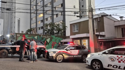 Polícia faz buscas por dupla que fugiu após tentativa de roubo na capital - Imagem: Reprodução | Band