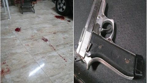 Após uma briga, o marido pegou uma arma e disparou contra a esposa - Imagem: reprodução/Polícia Civil