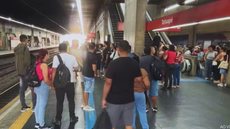 Incidente ocorreu na Linha 11-Coral e foi transmitido ao vivo. - Imagem: Reprodução | TV Globo
