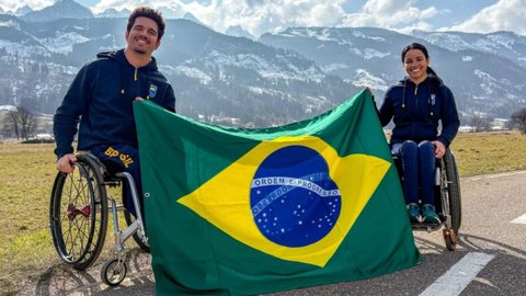 Dupla lidera maior delegação do país na história. - Imagem: Reprodução/CPB.