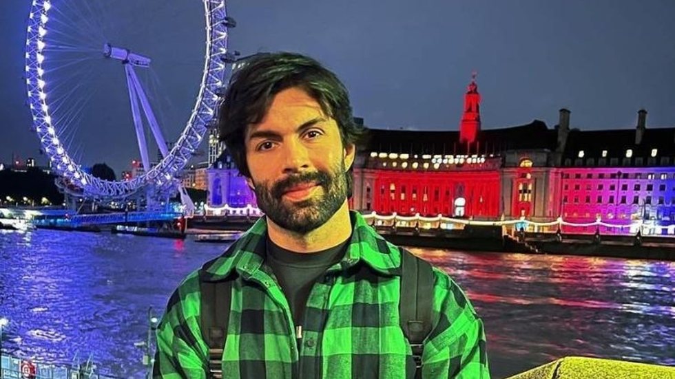 Guilherme Acrízio durante viagem a Londres, no Reino Unido - Imagem: reprodução/Instagram @guilhermeacrizio