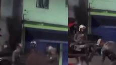 A agressão ocorreu na madrugada de segunda-feira e imagens captadas por testemunhas estão sendo analisadas pelas autoridades competentes - Imagem: Reprodução