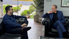 Leonardo Avalanche, esteve na cidade de Sorocaba (SP), na tarde desta quarta-feira (29), especialmente para fazer um convite ao prefeito Rodrigo Manga (Republicanos). - Imagem: Divulgação