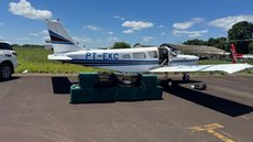 Avião com 400kg de cocaína é Interceptado no Interior Paulista - Imagem: Divulgação / Polícia Militar