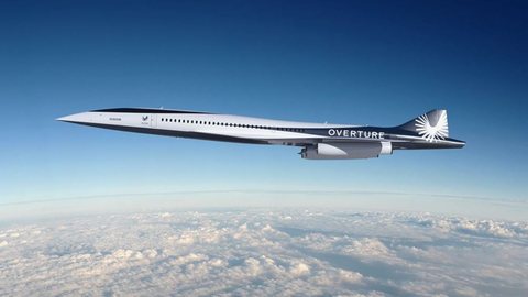 Conheça o novo avião supersônico que terá o dobro da velocidade das aeronaves atuais - Imagem: reprodução Instagram @boomsupersonic
