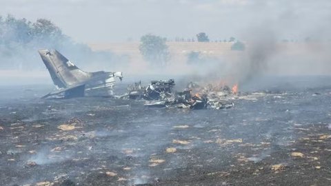 Aeronave cai no interior de São Paulo deixando três mortos - Imagem: Reprodução/ Redes Sociais