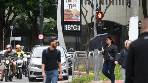 Previsão aponta redução nas temperaturas - Imagem: Reprodução / Paulo Pinto / Agência Brasil