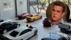 Baronesa Motors vendia carros de luxo e pertencia ao policial delatado por Antonio Vinícius Gritzbach - Imagem: Reprodução / redes sociais | Reprodução / Record TV