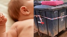 Testamunha disse que um bebê tinha sido visto dentro de uma sacola vermelha no lixo, que é de um condomínio localizado no bairro Carandá - Imagem: reprodução/Freepik e G1