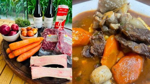 Boeuf Bourguignon - Imagem: Divulgação/Chef Luiz Borba