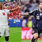 Bellingham e Messi lideram confronto entre Argentina e Inglaterra por vaga na decisão - Imagem: Reprodução/REUTERS