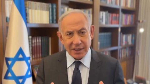 Primeiro-ministro de Israel, Benjamin Netanyahu - Imagem: Reproduçaõ / X / @netanyahu