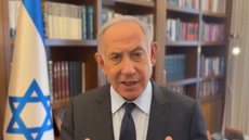 Primeiro-ministro de Israel, Benjamin Netanyahu - Imagem: Reproduçaõ / X / @netanyahu
