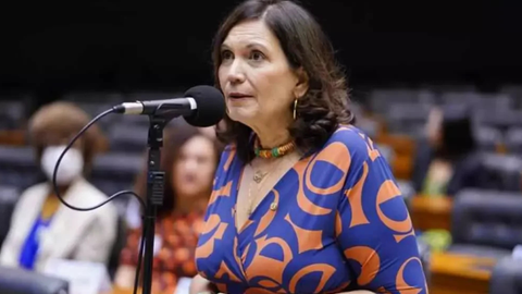 Deputada Bia Kicis comemorou nas redes sociais a aprovação da PEC da redução da maioridade penal na CCJ da Câmara dos Deputados - Imagem: Reprodução