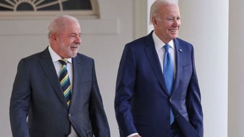 Biden, nesta sexta-feira (10), se reuniu com o presidente Lula, na Casa Branca. - Imagem: reprodução I Instagram @lulaoficial