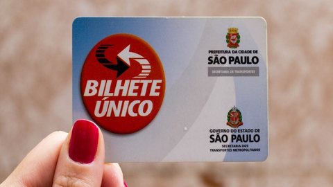Cartão do Bilhete Único, que facilita o acesso das pessoas aos transportes públicos em São Paulo - Imagem: reprodução/SPTrans