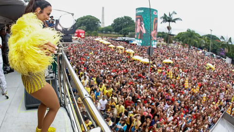 Foliões lotaram o circuito do Ibirapuera durante o megabloco “Quem Pede, Pede" - Imagem: Van Campos/AgNews