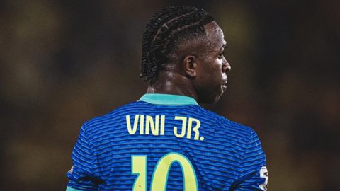 Entre os novos talentos, Lamine Yamal e Désiré Doué se destacam - Imagem: Reprodução / Instagram / @vinijr