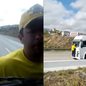 Vídeo que mostra Bolsonarista pendurado em para-brisa de caminhão viraliza na web - Imagem: reprodução Twitter