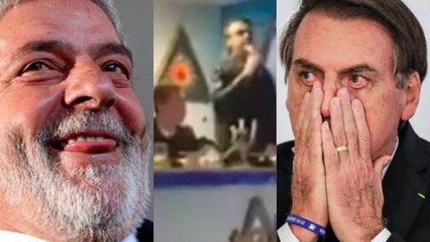 Após vídeo de Bolsonaro na maçonaria viralizar, bolsonaristas declaram voto em Lula - Imagem: reprodução Conversa Fiada / Twitter / Arayara