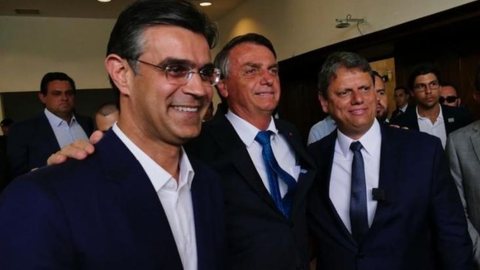 Movimento por Tarcísio (Republicanos) e Bolsonaro (PL) do governador Rodrigo (PSDB) tem tudo a ver com seu futuro político - Imagem: divulgação