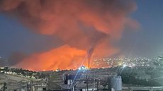 Governo israelense alegou um “ataque preventivo - Imagem: Reprodução / X / @Osint613