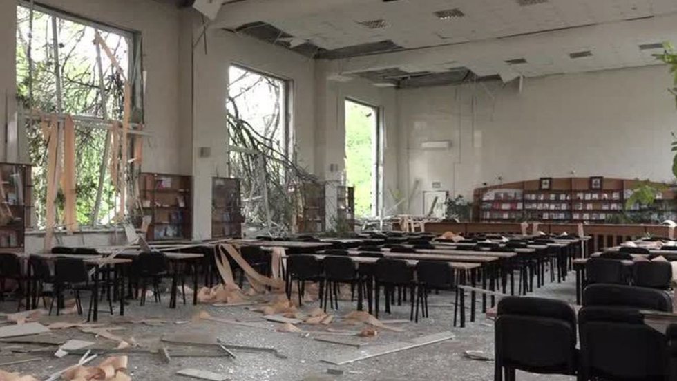 Forças russas atacam universidade em Mykolaiv - Imagem: Reprodução | TV Globo