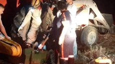 O resgate foi feito por militares do Corpo de Bombeiros, em Alvorada do Norte (GO) - Imagem: divulgação/Corpo de Bombeiros