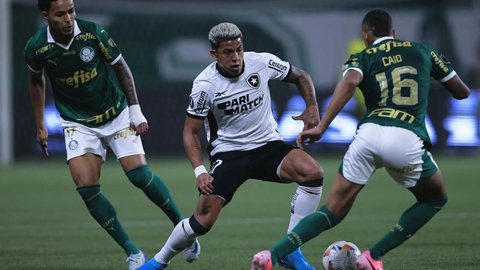 Botafogo demonstra domínio em campo ao assumir a liderança do Brasileirão - Imagem: Reprodução / AGIF / Ettore Chiereguini