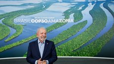 Presidente da República, Luiz Inácio Lula da Silva, durante a recepção oficial dos Chefes de Delegação da Cúpula do Clima (COP30) - Imagem: Reprodução / Ricardo Stuckert / PR