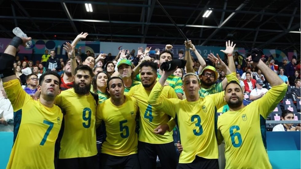 Brasil conquista o bronze no goalball masculino - Imagem: Reprodução / CPB / Silvio Ávila