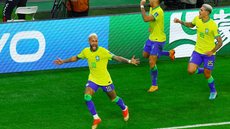 VEJA O GOL! Apesar da derrota do Brasil, golaço de Neymar encanta torcida - Imagem: reprodução Twitter