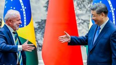 O relatório do CEBC revela que a China é a maior fonte de empregos formais no Brasil - Imagem: Reprodução / Ricardo Stuckert / PR