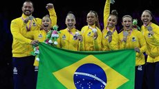 Equipe brasileira de ginástica se torna medalhista mundial. - Imagem: reprodução I Instagram @cbginastica