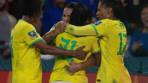 O Brasil perdeu o jogo contra a França na disputa da Copa do Mundo Feminina. - Imagem: reprodução I Instagram @cbf_futebol