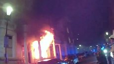 Brasileiro é preso acusado de causar incêndio em prédio residencial - Imagem: reprodução redes sociais