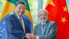 Presidente da República, Luiz Inácio Lula da Silva, ao lado de Xi Jinping, presidente da China - Imagem: Reprodução / PR / Ricardo Stuckert