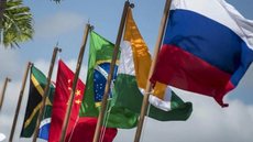 Bandeiras pertencentes ao BRICS - Imagem: Reprodução | ABr via Grupo Bom Dia
