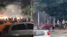 Confronto entre torcidas de Flamengo e Vasco após clássico no Maracanã termina com feridos e presos no Rio de Janeiro - Imagem: Reprodução