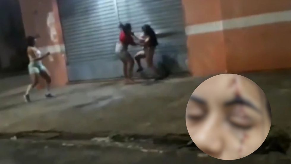 Uma briga entre duas mulheres nas ruas do Pará quase acabou em morte. - Imagem: reprodução I CM7 Brasil