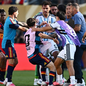 Jogadores da Argentina e da Espanha se envolvem em confusão após o apito final da decisão da Copa do Mundo de 2026, vencida pela seleção espanhola por 1 a 0 no MetLife Stadium - Imagem: Reprodução